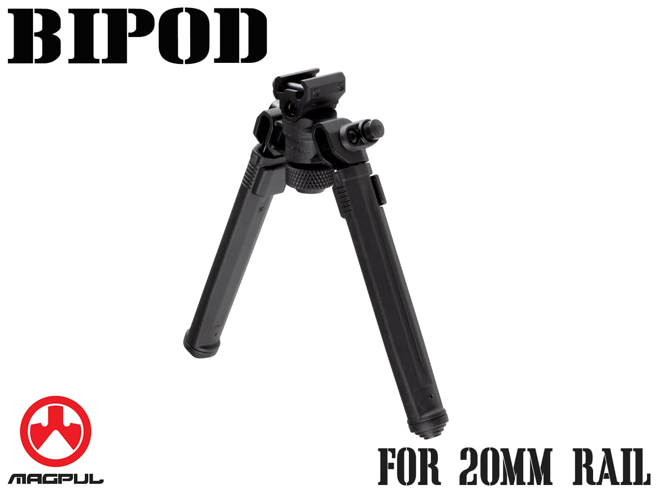 正規品】MAGPUL バイポッド for 20mmレール [カラー：BK / DE