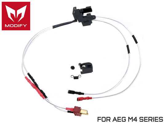 MODIFY Quantum 強化スイッチ 前方配線キット for M4シリーズw/シルバーメッキワイヤー&ウルトラプラグ