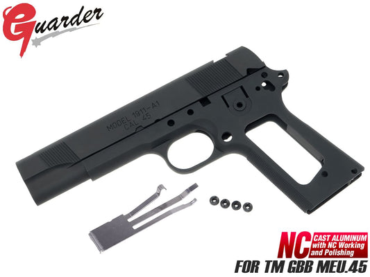 GUARDER アルミスライド&フレームキット SPRING FIELD刻印 Civilian Ver 東京マルイ GBB MEU用