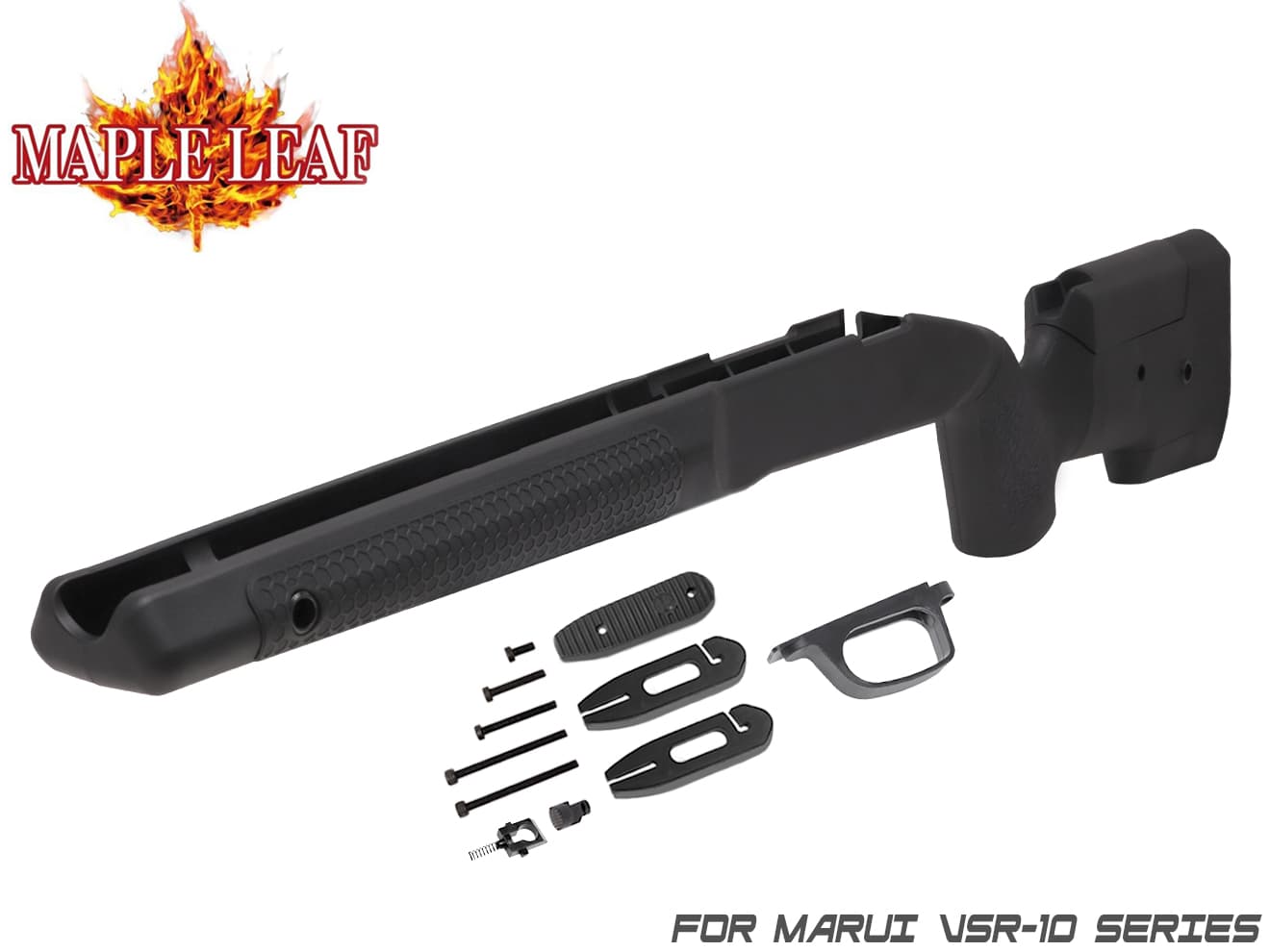 Maple Leaf MLC-S1 ライフルストックキット for VSR-10 [カラー：BK