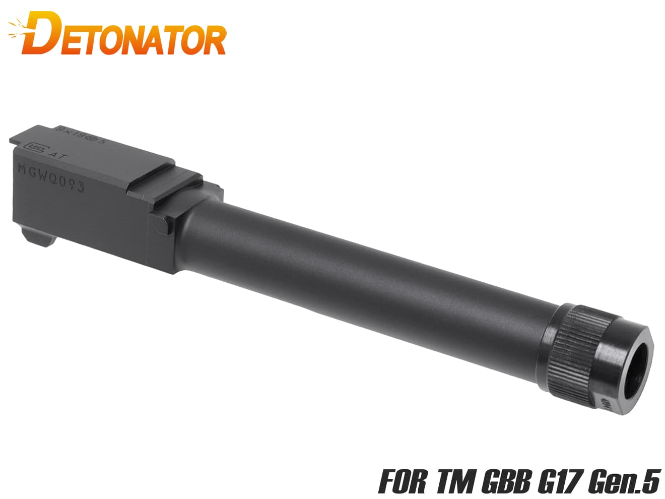 DETONATOR GLOCK FACTORY アルミアウターバレル(14mm逆ネジ) for TM G17 Gen.5 | ミリタリーベース –  ミリタリーベース - MILITARY BASE -