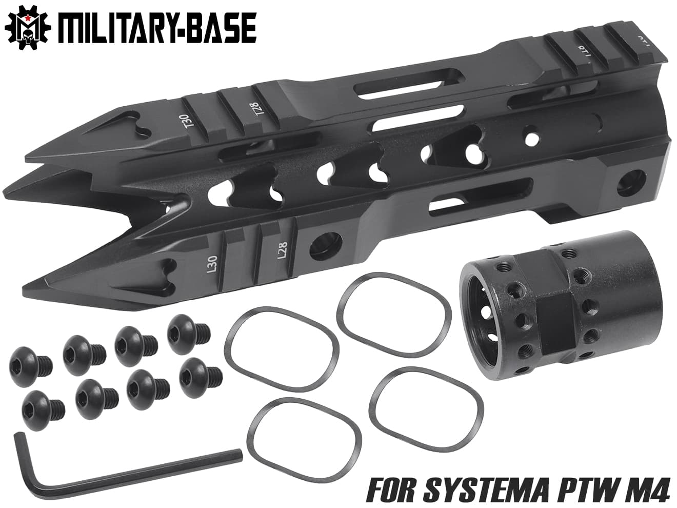 MILITARY BASE Sスタイル ジャベリン M-LOK レール for PTW [サイズ