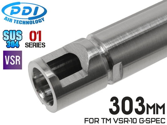 PDI 01シリーズ 超精密ステンレスインナーバレル(6.01±0.002) 303mm VSR-10 G-SPEC【レターパック可】