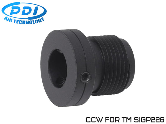 PDI サイレンサーアタッチメント 14mm逆ネジ 東京マルイ GBB SIGP226