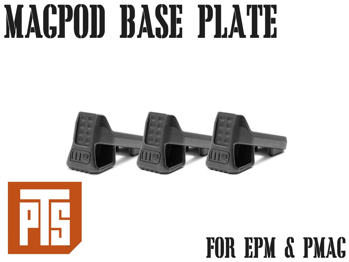 正規品】PTS MAGPOD ベースプレート 3Pcs | ミリタリーベース