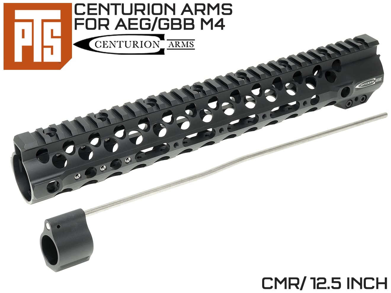 正規品】PTS Centurion Arms CMRレール Gen2 12.5インチ for M4 | ミリタリーベース – ミリタリーベース -  MILITARY BASE -