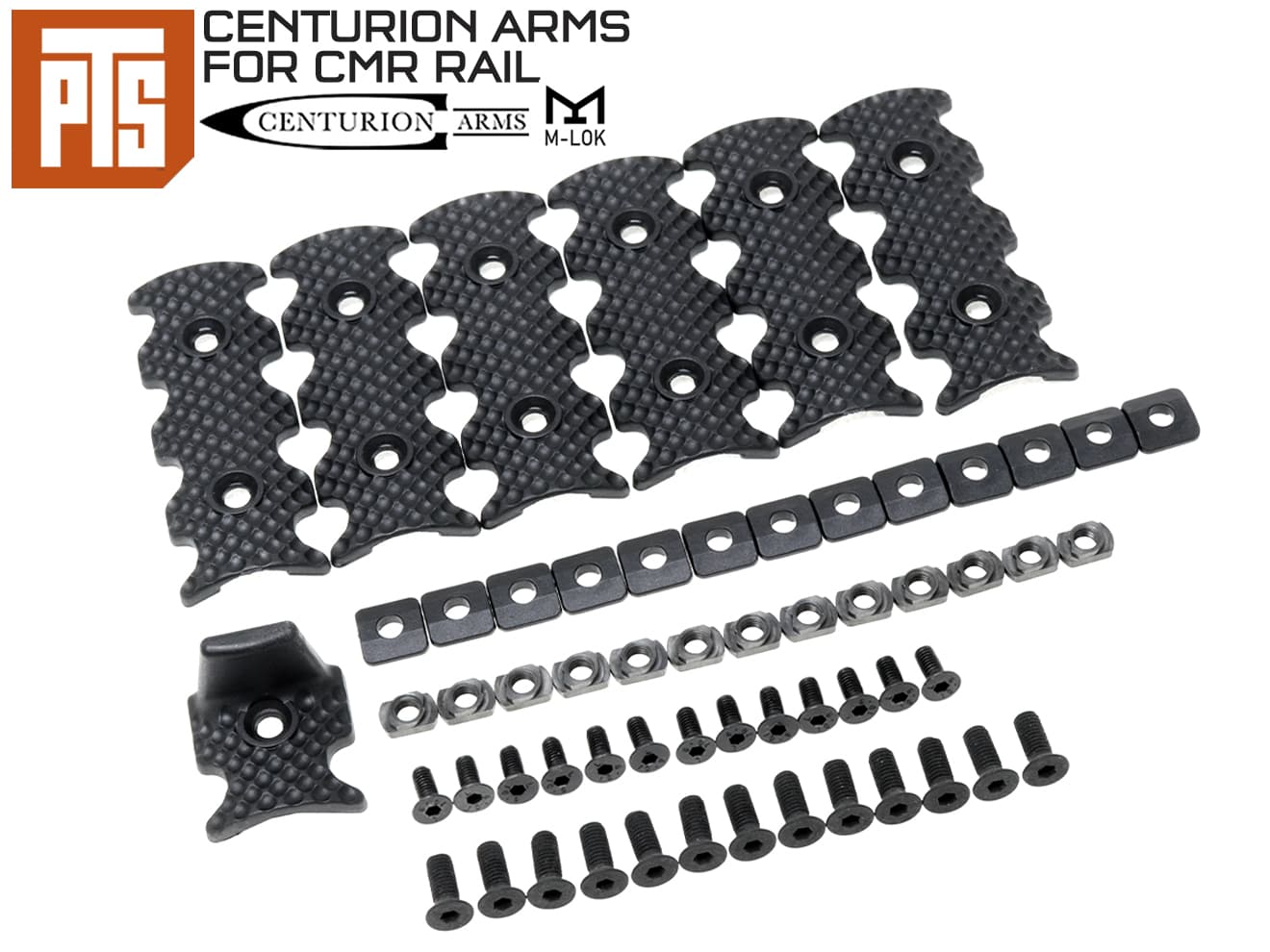 PTS Centurion Arms CMR M-LOKレール アクセサリーパック BK