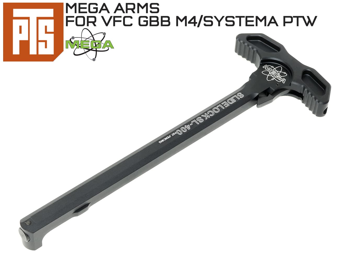 PTS & Mega Arms スライドロックチャージングハンドル トレポン