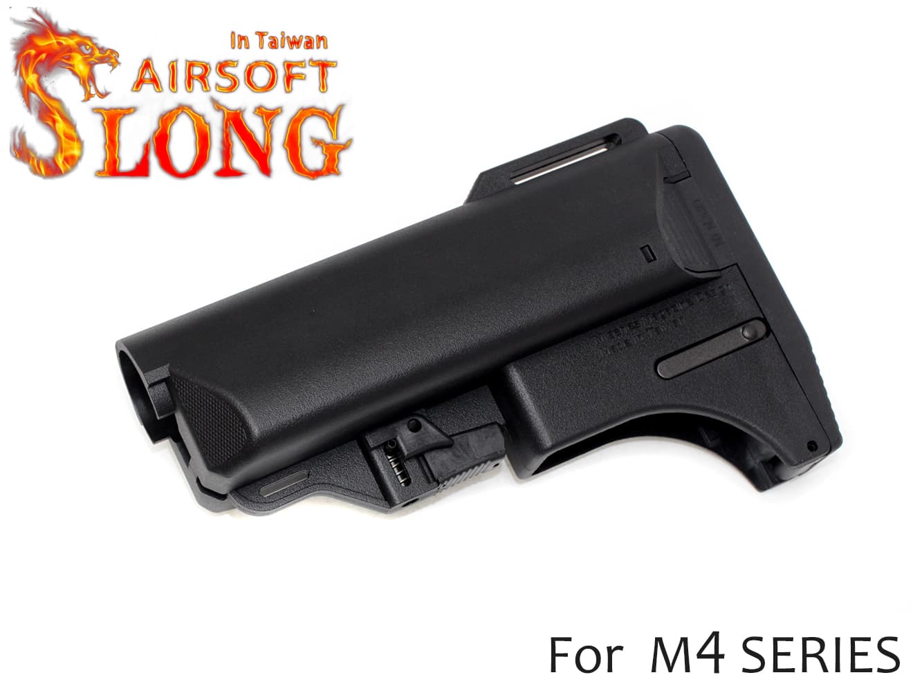 SLONG AIRSOFT マガジンホルダーストック M4 [カラー：ブラック / DE