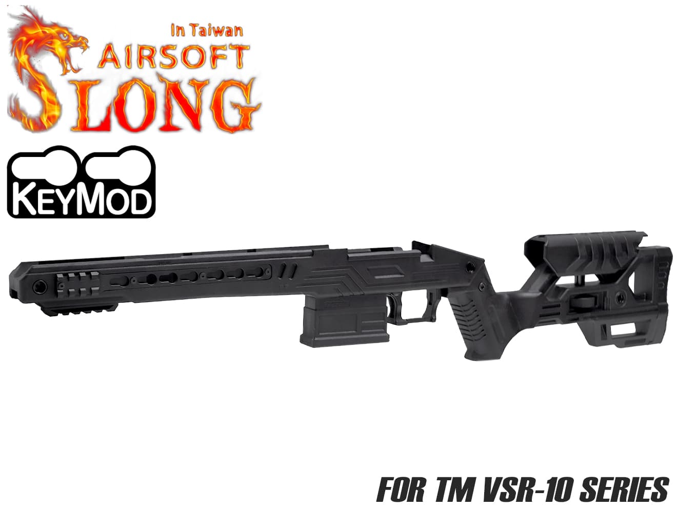 SLONG AIRSOFT TSR-100 タクティカルストック VSR-10 [カラー：BK / OD ...