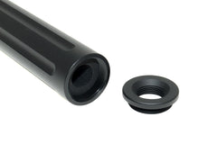 SLONG AIRSOFT 14mm逆ネジ スリムサプレッサー フルート【ゆうパケット可】