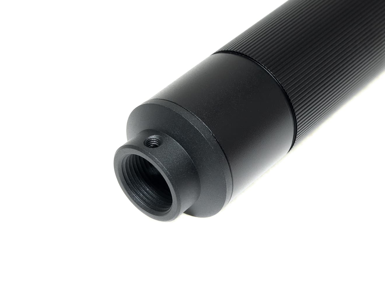 SLONG AIRSOFT 14mm逆ネジ スリムサプレッサー フラットローレット