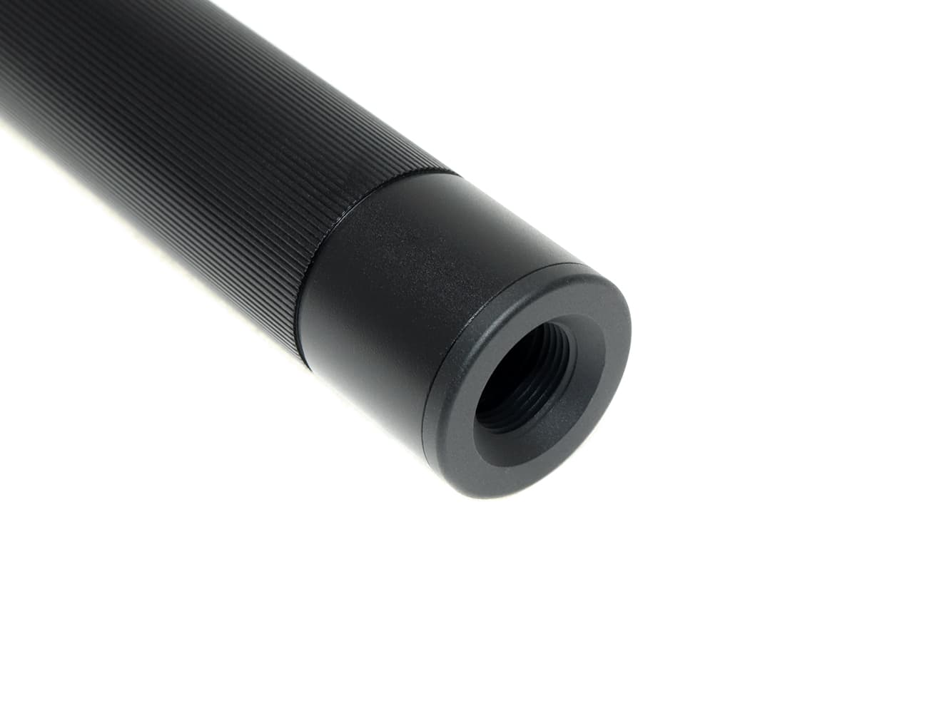 SLONG AIRSOFT 14mm逆ネジ スリムサプレッサー フラットローレット