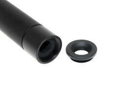 SLONG AIRSOFT 14mm逆ネジ スリムサプレッサー フラットローレット