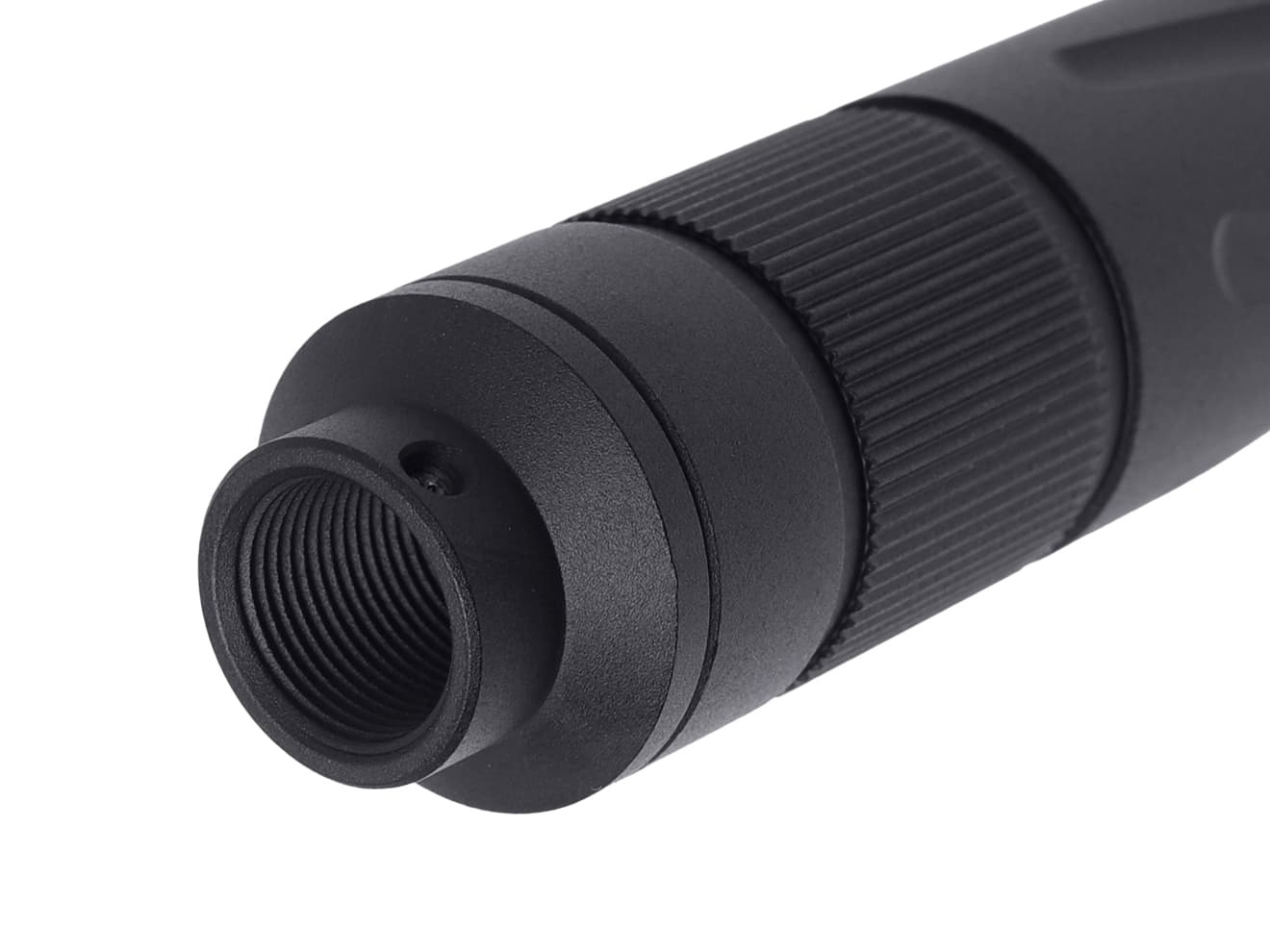 SLONG AIRSOFT 14mm逆ネジ スリムサプレッサー スパイラルフルート【ゆうパケット可】