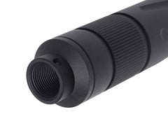 SLONG AIRSOFT 14mm逆ネジ スリムサプレッサー スパイラルフルート【ゆうパケット可】