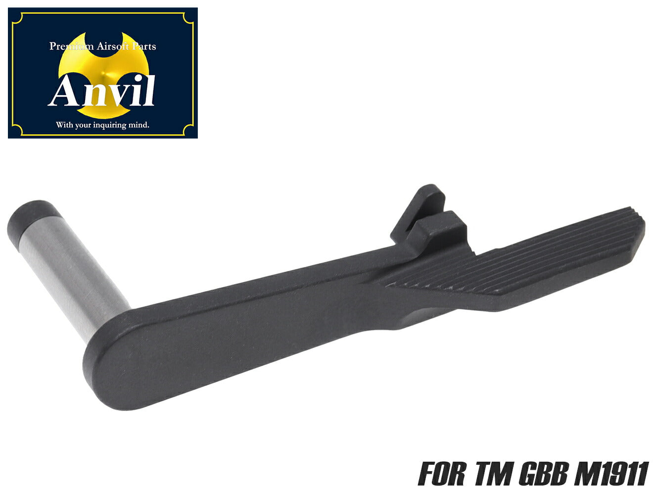 Anvil マグウェルハウジング&ロングスライドストップ マルイ1911用 ANVIL マルイM1911/HC スライドストップ -Colt Extended- スティール