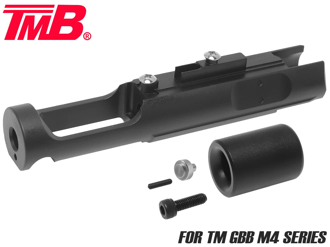 TMB-GSP-003B　TMB スチールCNC ボルトキャリア w/ アルミボルトB for マルイ GBB M4