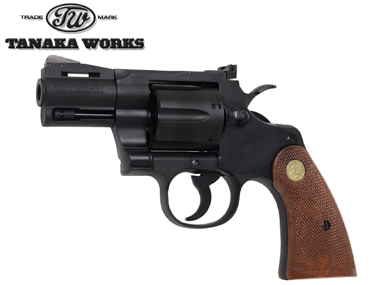 タナカワークス COLT パイソン 357 R-model HW モデルガン [サイズ：2.5インチ / 6インチ] | ミリタリーベース –  ミリタリーベース - MILITARY BASE -