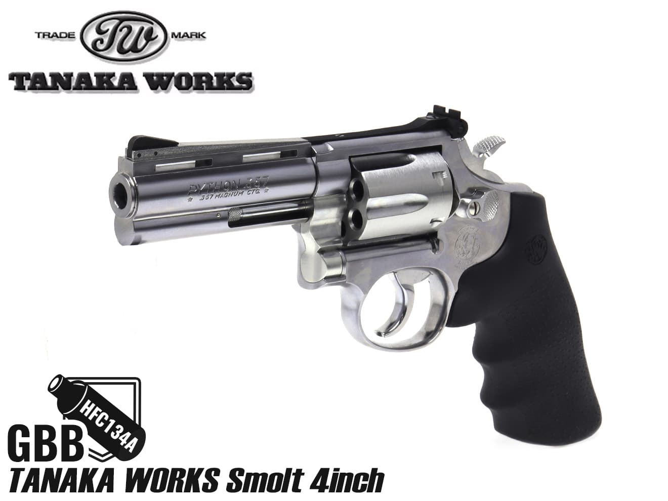 TANAKA SMOLT HW 4in ガスリボルバー 美品 - portwood.ca