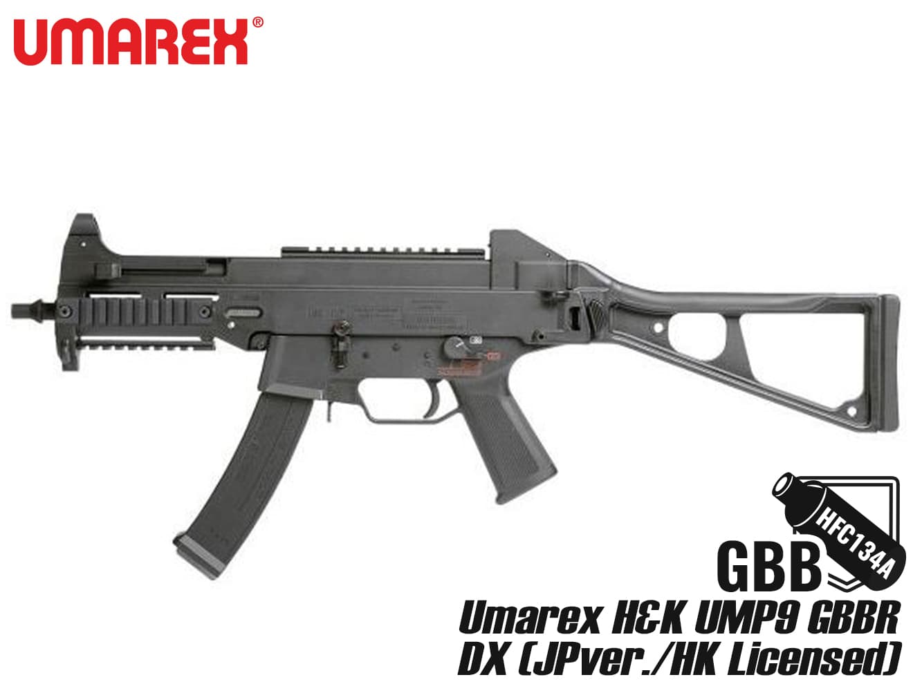Umarex H&K UMP9 GBBR DX (JPver./HK Licensed) VFC ガスブローバック