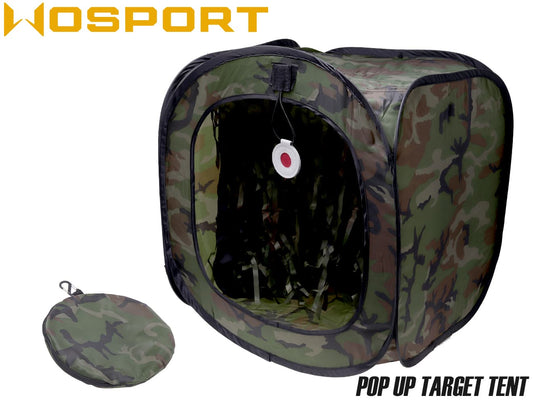 WoSporT ポップアップ ターゲットテント 48*48*57cm ウッドランド