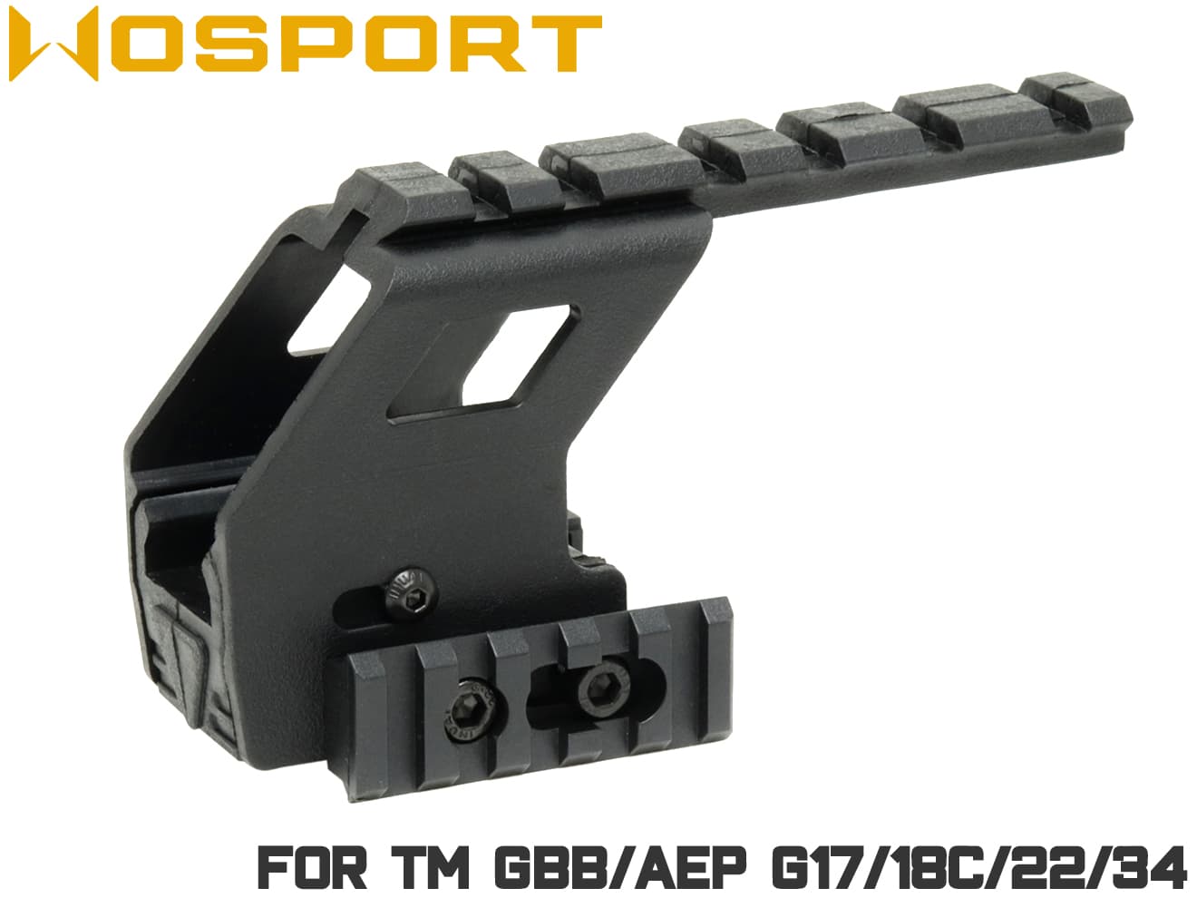 WoSporT レールマウント for GLOCK [カラー：ブラック / タン 