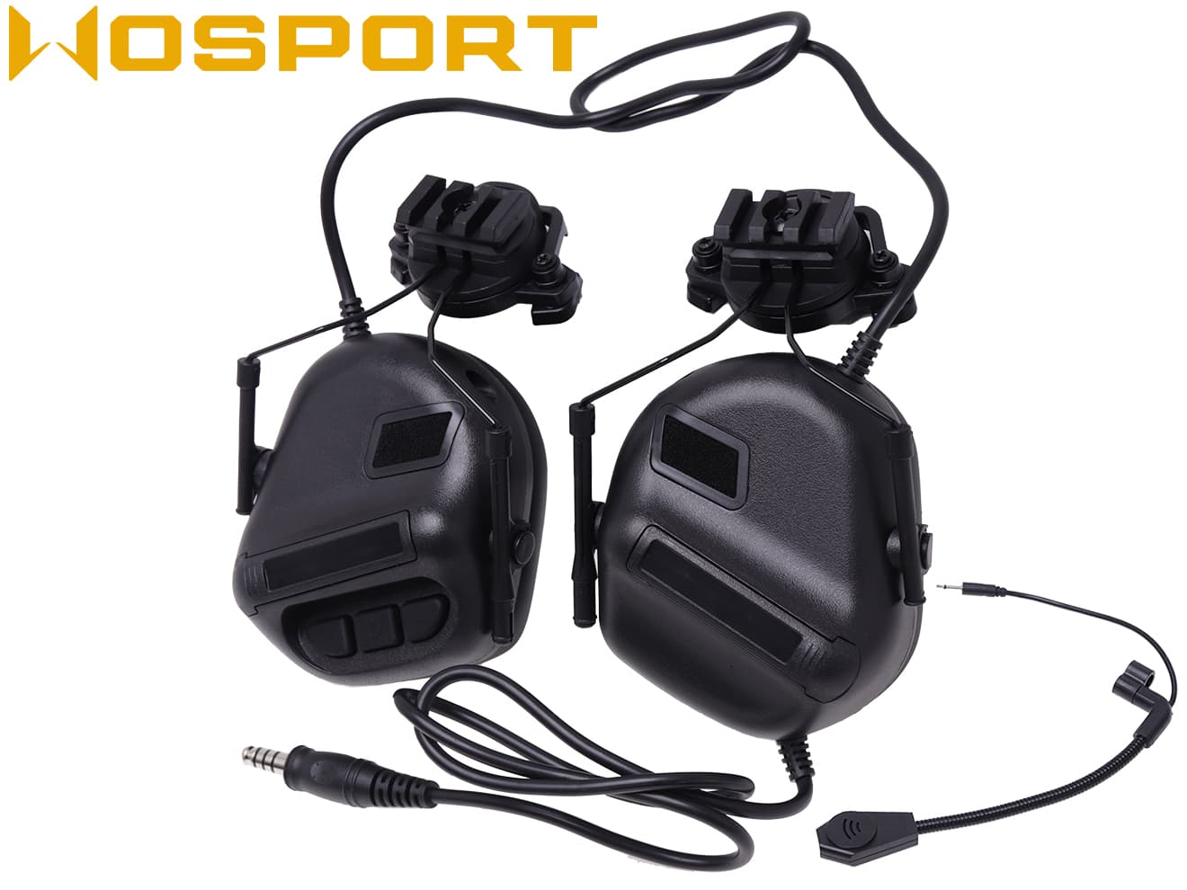 WoSporT Gen5 タクティカル ヘッドセット for ヘルメット(ARC) [カラー