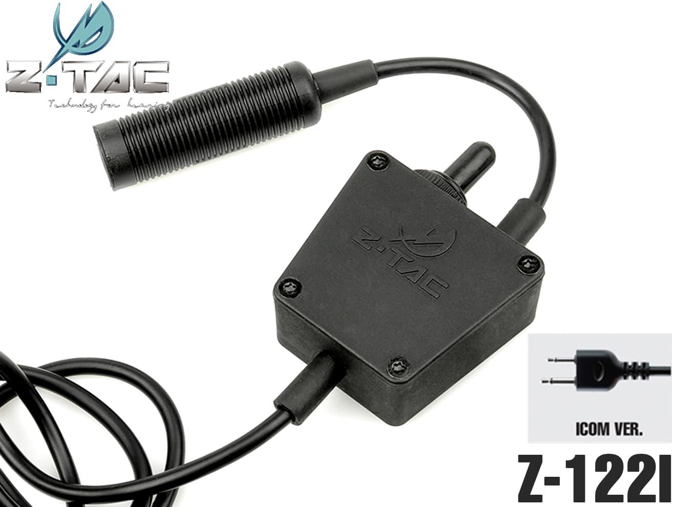 Z-TACTICAL TEA E-Switchタイプ PTTトグルスイッチ [適合：ICOM 