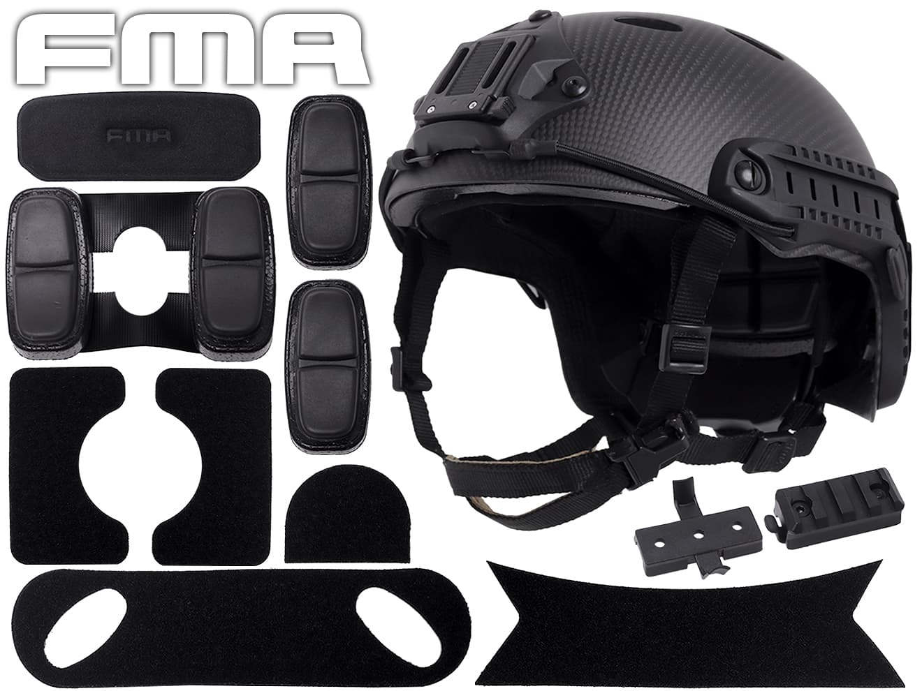 FMA OPS-CORE FAST PJタイプ カーボン ヘルメット M/Lサイズ [カラー