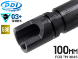 PDI DELTAシリーズ 03+ GBB HK45専用 超精密 ステンレスインナーバレル(6.03±0.002) 100mm