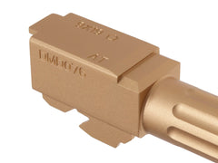 5KU アルミCNC フルート スレッドアウターバレル CCW for TM G17 / G18C / G22 [カラー：ブラック / ゴールド]