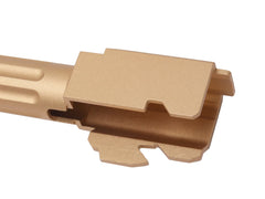 5KU アルミCNC フルート スレッドアウターバレル CCW for TM G17 / G18C / G22 [カラー：ブラック / ゴールド]