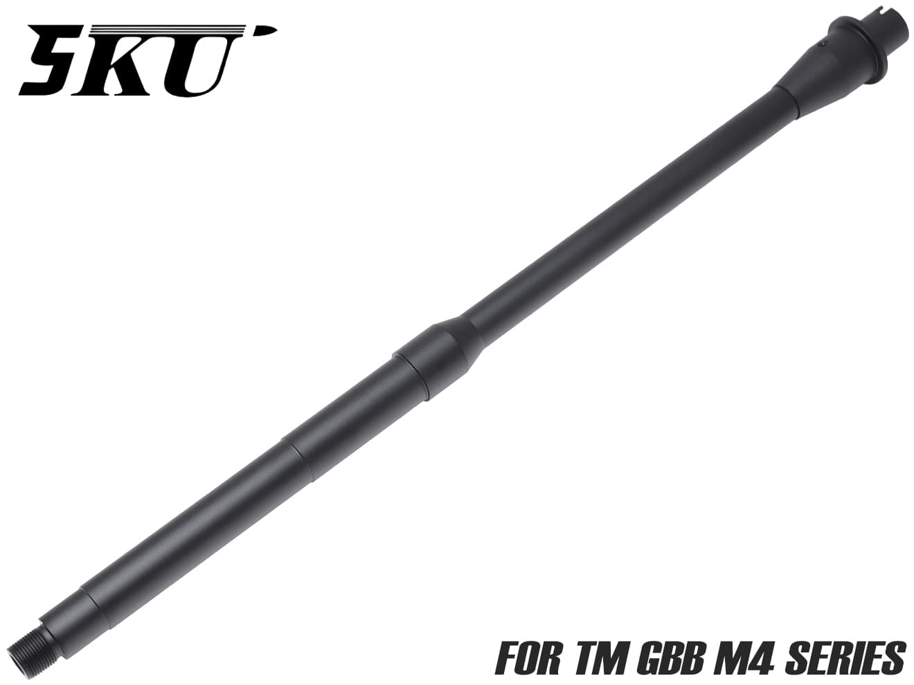 5KU アルミCNC ライトウェイト アウターバレル ミッドレングス for TM GBB M4 [長さ：14.5インチ  / 16インチ / 18インチ]