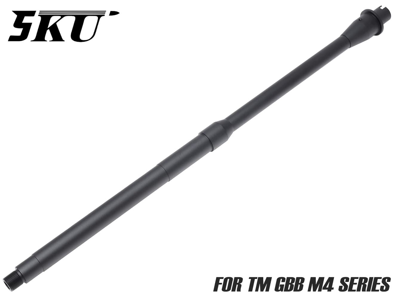 5KU アルミCNC ライトウェイト アウターバレル ミッドレングス for TM GBB M4 [長さ：14.5インチ  / 16インチ / 18インチ]