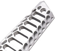 5KU VDタイプ コブラスケルトン アルミCNC グリップパネル for TM 1911 / MEU [カラー：ブラック / デュアル / シルバー]