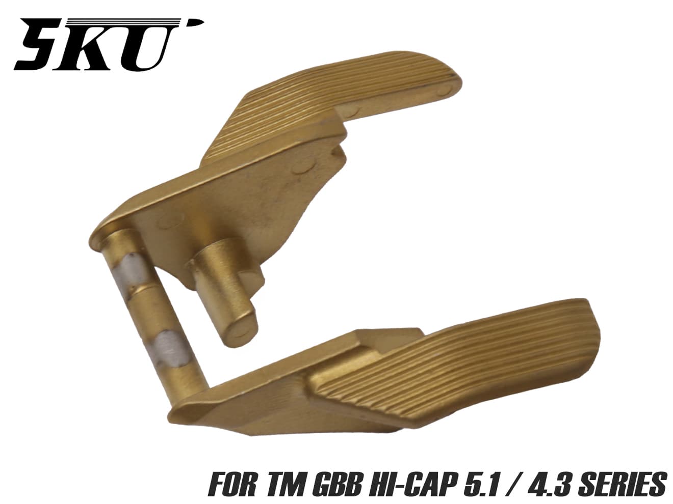 5KU 強化ステンレス アンビセレクター for TM Hi-CAPA 5.1 / 4.3 [カラー：ブラック / ゴールド / シルバー]