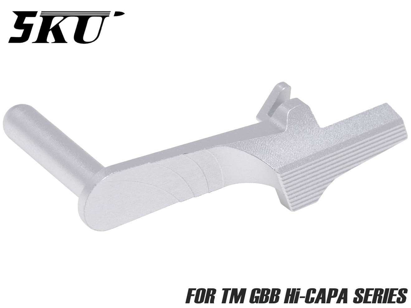 5KU エクステンデッド スライドストップ  Type 1 for TM Hi-CAPA [カラー：ブラック / シルバー]