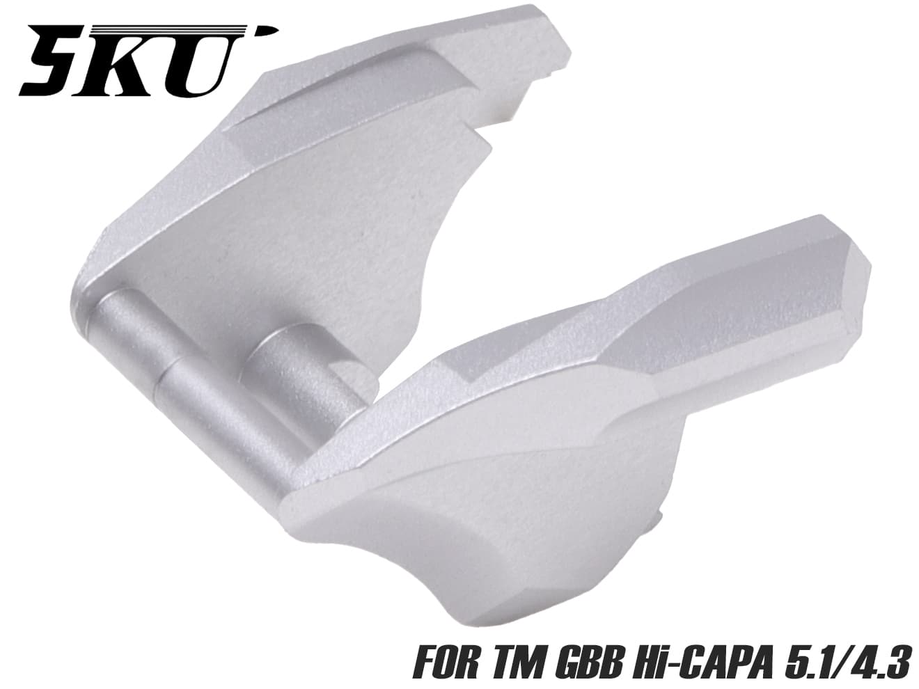 5KU アルミSCNC ロープロファイル アンビセレクター for TM Hi-CAPA 5.1/4.3 [カラー：ブラック / シルバー]