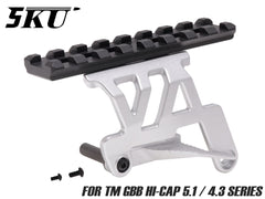 5KU オプティクスマウント for TM Hi-CAPA5.1 / 4.3 [カラー：ブラック / レッド / シルバー]