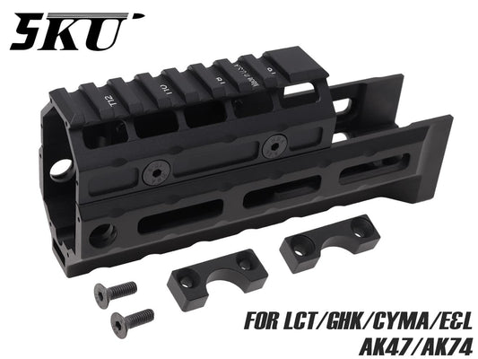 5KU MIタイプ AK47/AK74 ユニバーサルハンドガード Gen2 M-LOK for LCT/GHK/CYMA/E&L AK