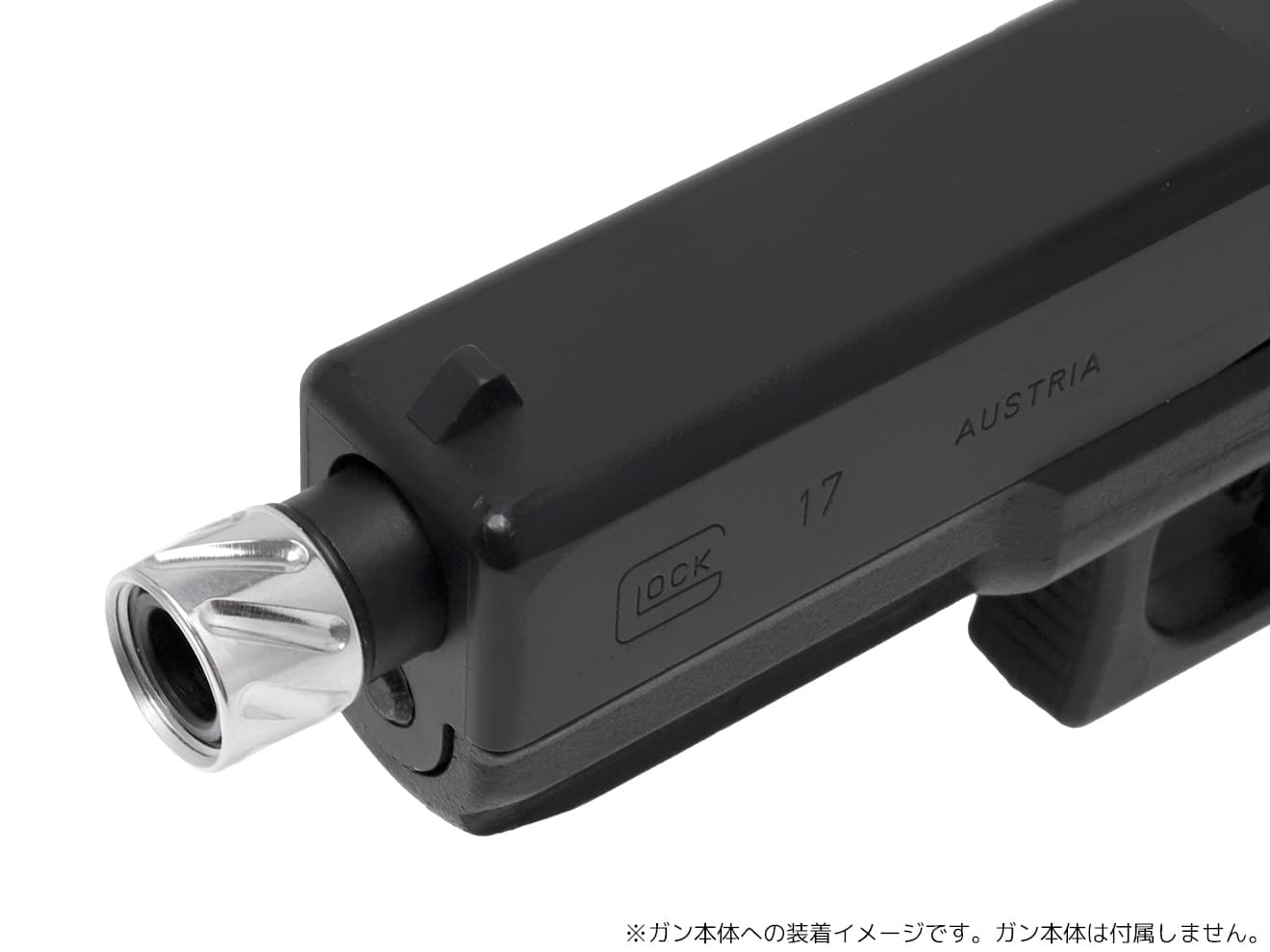 5KU ステンレスCNC ツイストフルート スレッドプロテクター A for 14mm逆ネジ [カラー：ブラック / ゴールド / シルバー]