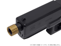 ステンレスCNC ディンプル スレッドプロテクター A for 14mm逆ネジ [カラー：ブラック / ゴールド / シルバー]