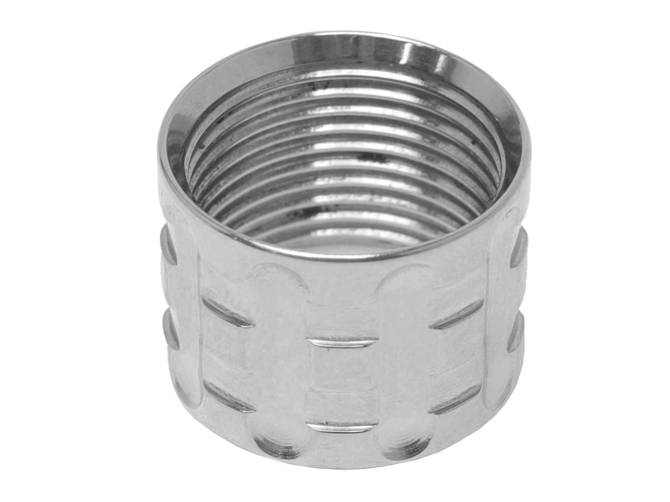 5KU Lantacタイプ TP-PRO ステンレスCNC スレッドプロテクター for 14mm逆ネジ [カラー：ブラック / ゴールド / シルバー]