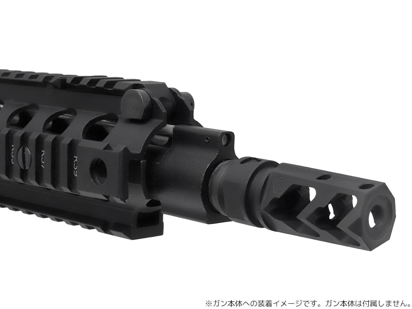 5KU Fortisタイプ マズルブレーキ 5.56 for 14mm逆ネジ