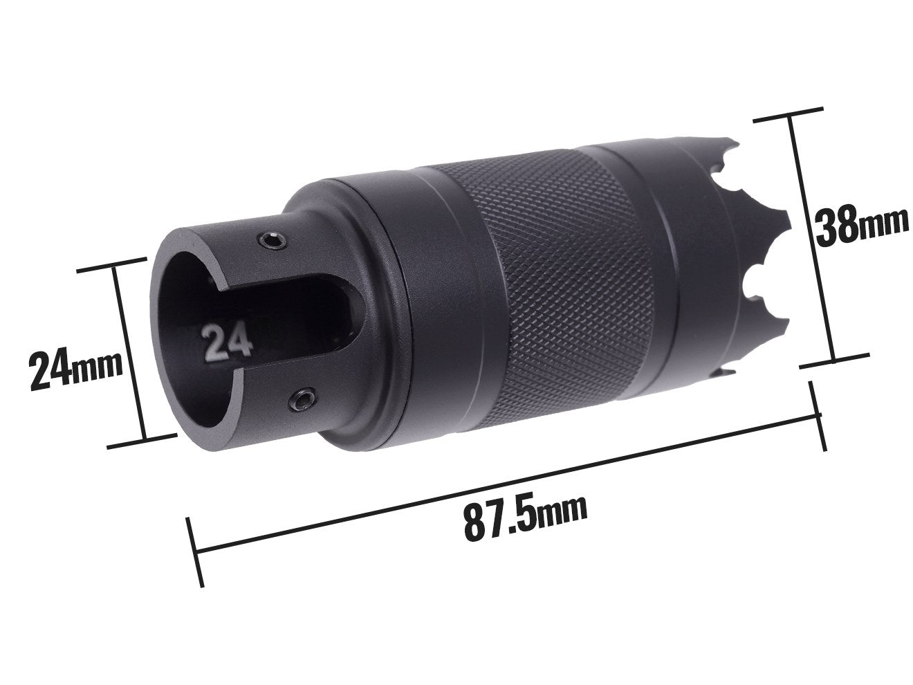 5KU BBP-12 ショットガン マズルフラッシュ BBトレーサー [対応：Φ22.5mm / Φ23.5mm / Φ24mm]