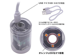 5KU SOCOM5.56 MINI2タイプ サプレッサー ｗ/ SPLIT FIRE マズルフラッシュ トレーサー for 14mmCCW [カラー：ブラック / TAN]