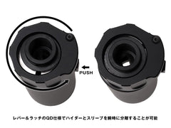 5KU SOCOM5.56 MINI2タイプ サプレッサー ｗ/ SPLIT FIRE マズルフラッシュ トレーサー for 14mmCCW [カラー：ブラック / TAN]