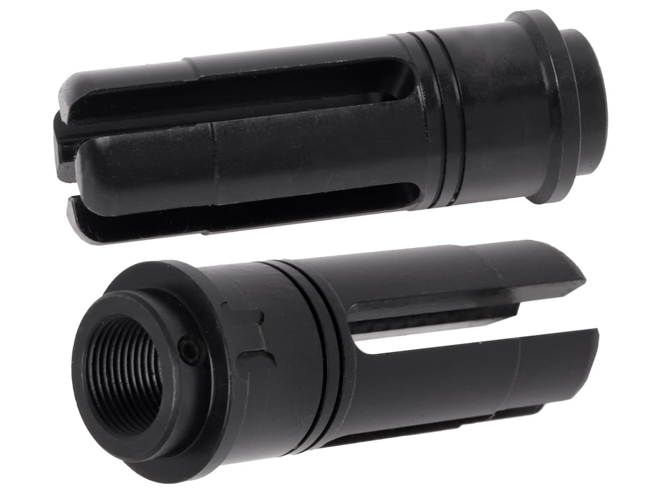 5KU SOCOM5.56 MINI2タイプ サプレッサー ｗ/ SPLIT FIRE マズルフラッシュ トレーサー for 14mmCCW [カラー：ブラック / TAN]