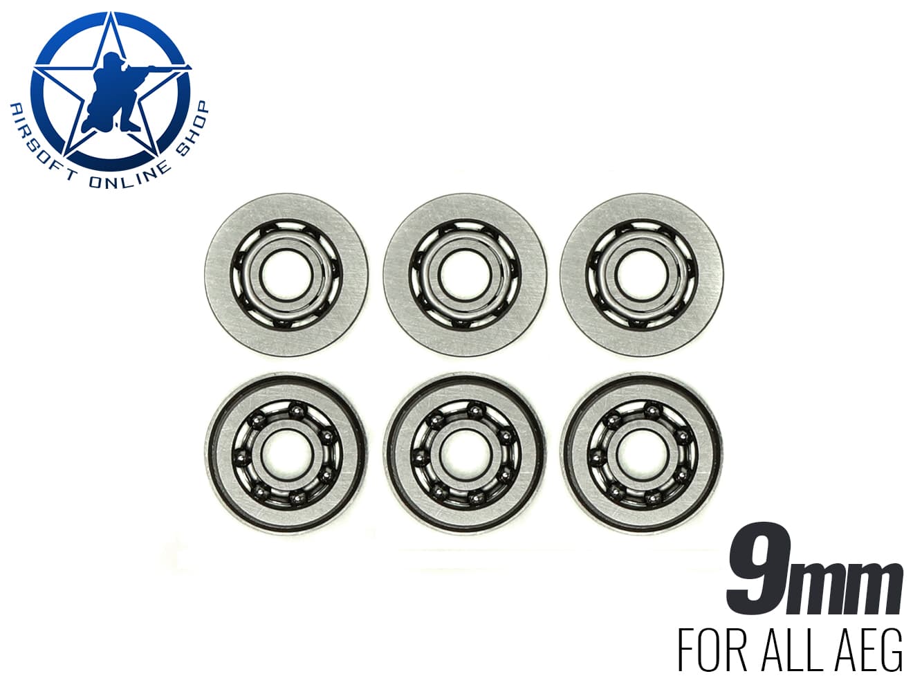 【送料無料】AOLS AEG SUJ2 ボールベアリング [サイズ：6mm / 7mm / 8mm / 9mm]